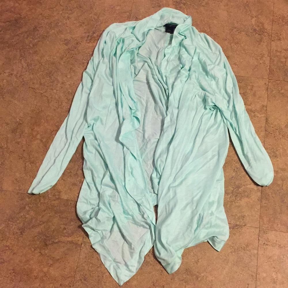 Draped cardigan